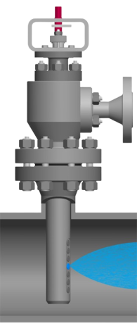Regulacijski ventili za hlađenje pare